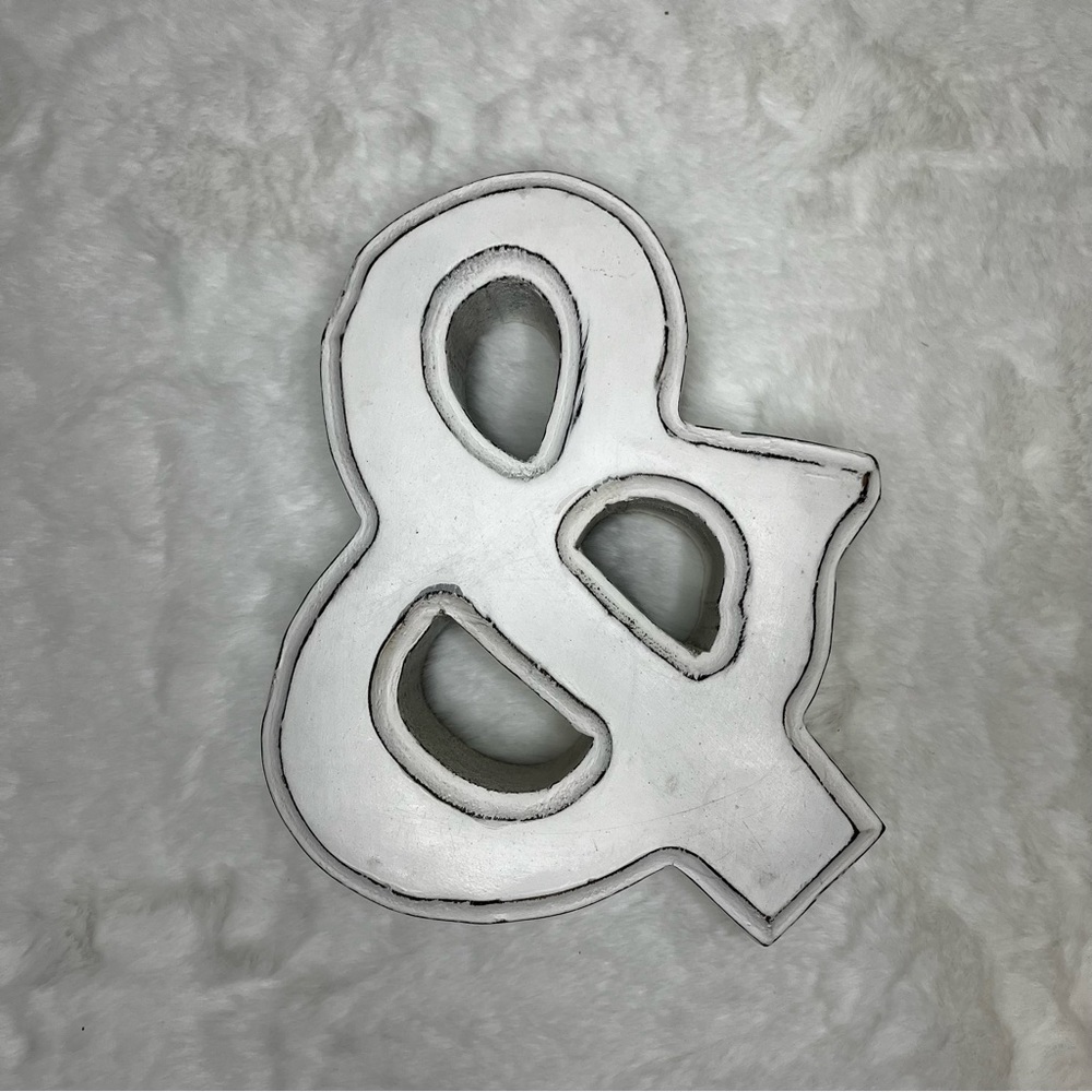 🌟4/$20 SALE🌟 Rustic Ampersand Home Decor Accessory
